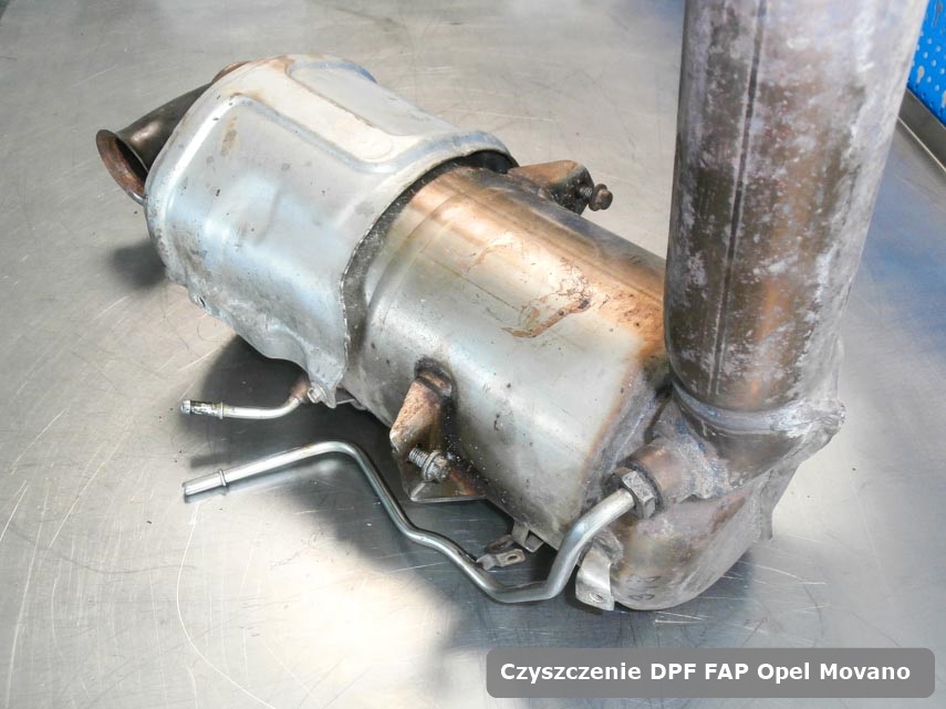 Filtr DPF Opel Movano wyremontowany na specjalnej maszynie gotowy do zamontowania