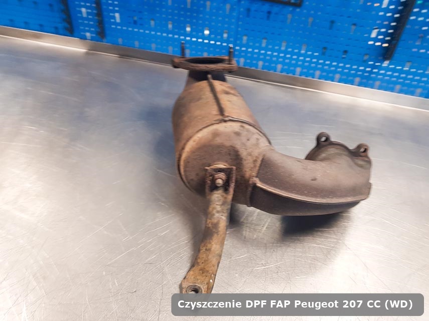 Filtr DPF i FAP Peugeot 207 CC (WD) wypalony na dedykowanej maszynie gotowy do instalacji