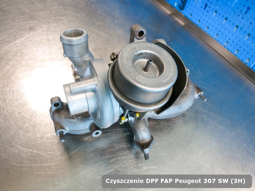 Filtr DPF i FAP Peugeot 307 SW (3H)  wyremontowany w specjalnym urządzeniu gotowy spakowania