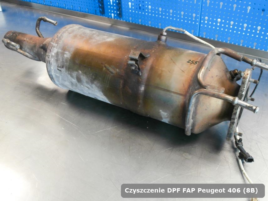 Filtr cząstek stałych DPF I FAP Peugeot 406 (8B)  zregenerowany w specjalnym urządzeniu gotowy do montażu