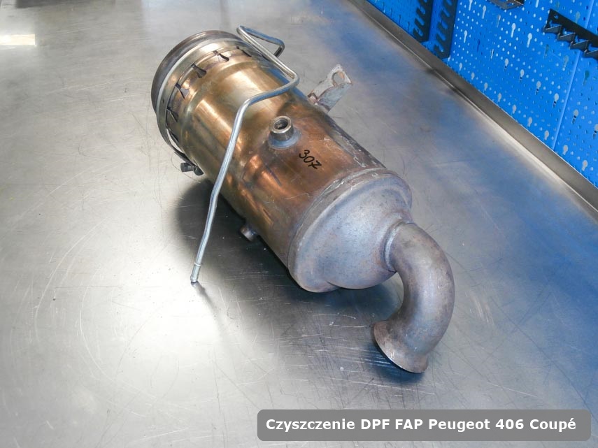 Filtr FAP Peugeot 406 Coupé dopalony w dedykowanym urządzeniu gotowy do instalacji