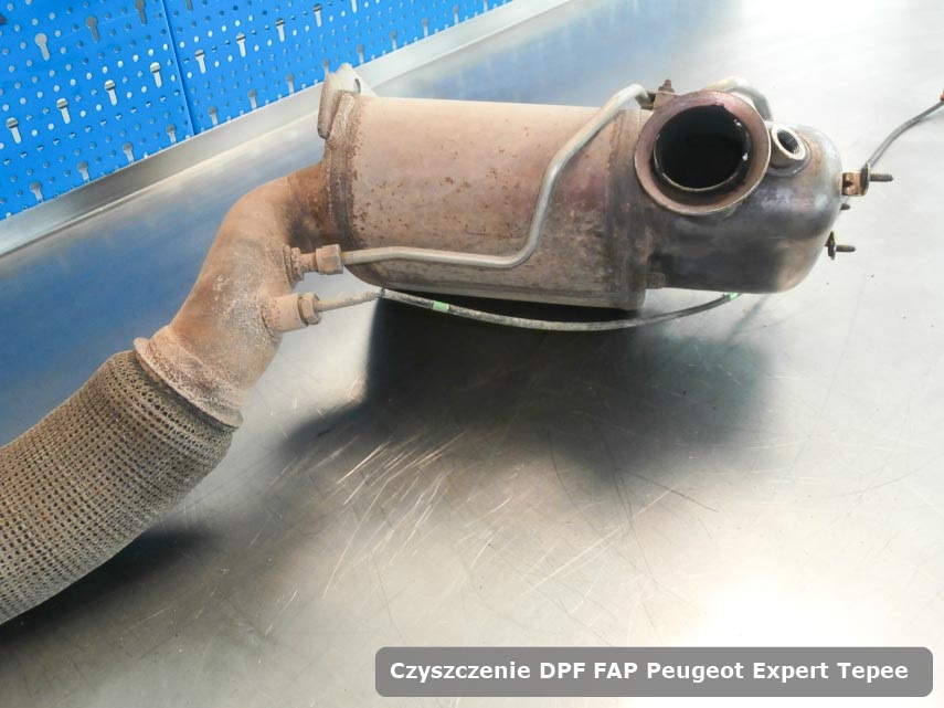 Filtr cząstek stałych DPF Peugeot Expert Tepee  wyremontowany w specjalistycznym urządzeniu gotowy do wysyłki