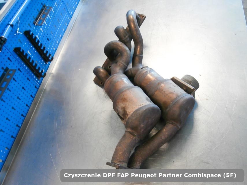 Filtr cząstek stałych DPF I FAP Peugeot Partner Combispace (5F)  zregenerowany w specjalnym urządzeniu gotowy do wysyłki