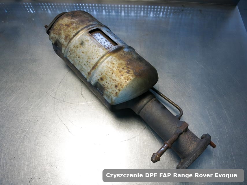 Filtr cząstek stałych DPF Range  Rover Evoque  dopalony na specjalistycznej maszynie gotowy do zamontowania