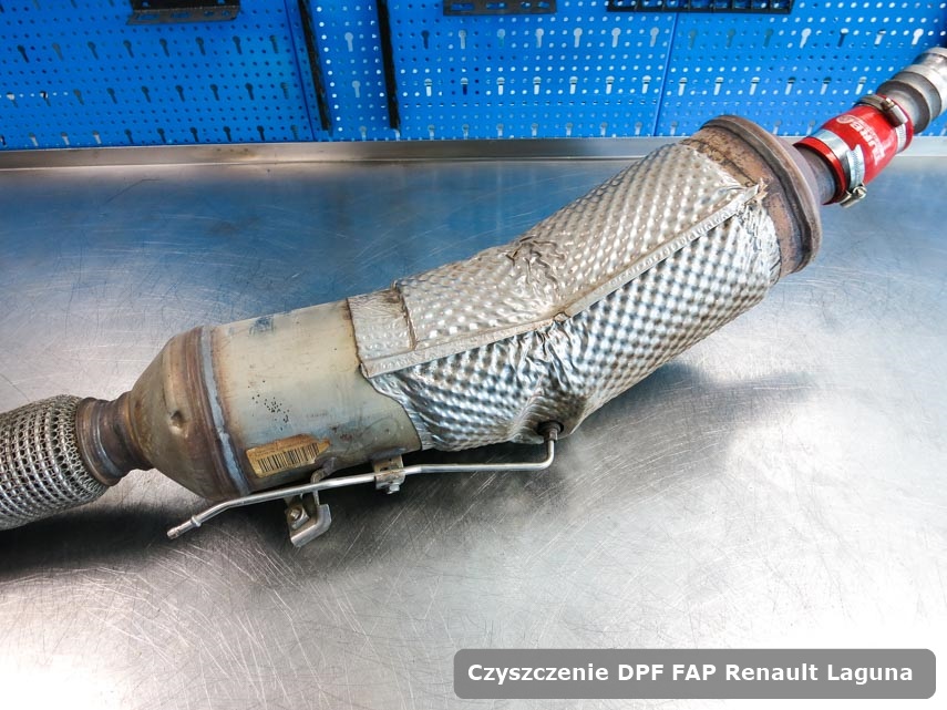 Filtr cząstek stałych FAP Renault Laguna  zregenerowany na odpowiedniej maszynie gotowy spakowania