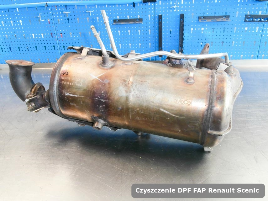 Filtr cząstek stałych DPF Renault Scenic  wyremontowany w specjalistycznym urządzeniu gotowy do instalacji