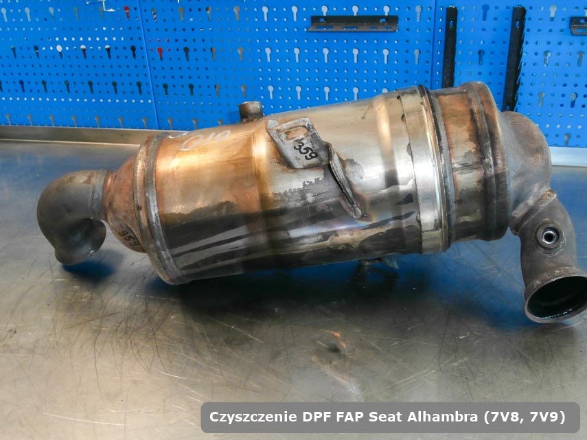 Filtr cząstek stałych SEAT Alhambra (7v8, 7v9)  wyczyszczony w dedykowanym urządzeniu gotowy do montażu