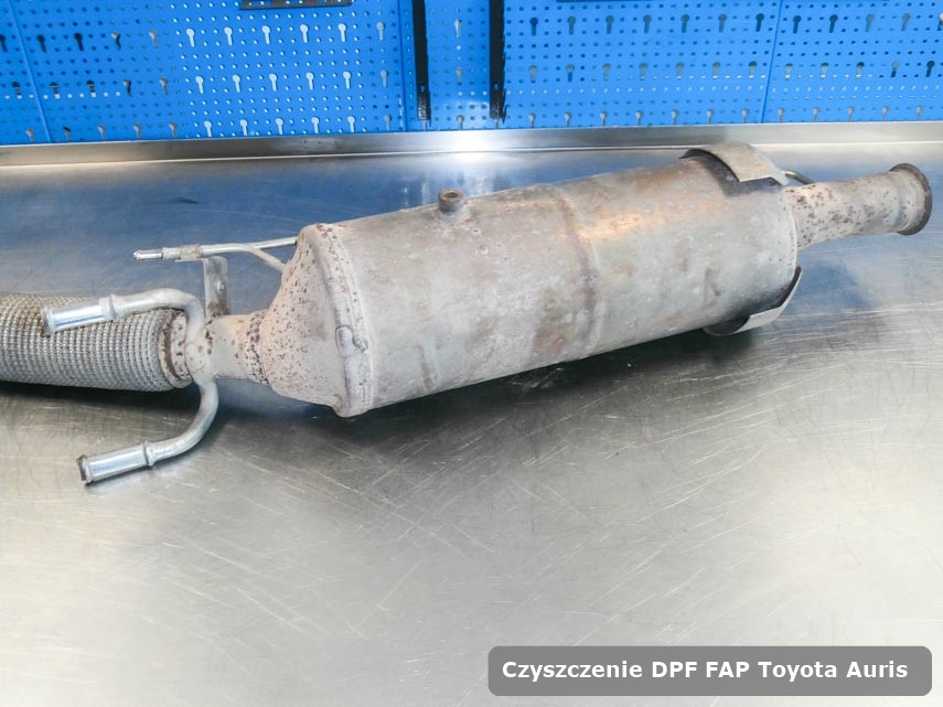 Filtr DPF Toyota Auris dopalony w specjalistycznym urządzeniu gotowy spakowania