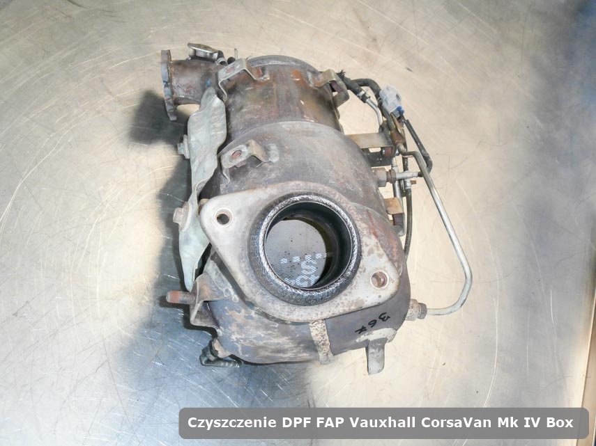 Filtr cząstek stałych FAP Vauxhall Corsavan MK IV Box  oczyszczony na specjalnej maszynie gotowy do zamontowania