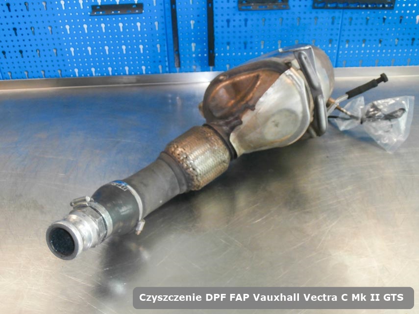 Filtr cząstek stałych DPF Vauxhall Vectra C MK II GTS dopalony w specjalnym urządzeniu gotowy do zamontowania