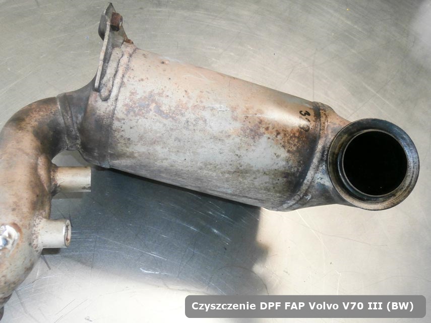 Filtr cząstek stałych DPF I FAP Volvo V70 III (BW)  wypalony na specjalnej maszynie gotowy do montażu