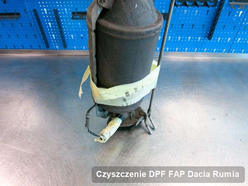 Filtr cząstek stałych DPF I FAP do samochodu marki Dacia w Rumi naprawiony w dedykowanym urządzeniu, gotowy do wysyłki