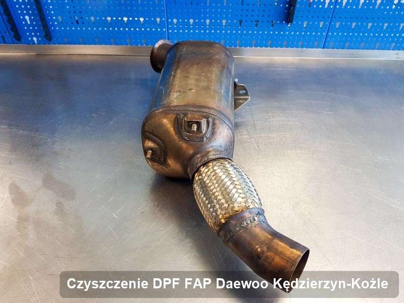 Filtr cząstek stałych DPF do samochodu marki Daewoo w Kędzierzynie-Koźlu naprawiony w dedykowanym urządzeniu, gotowy do instalacji