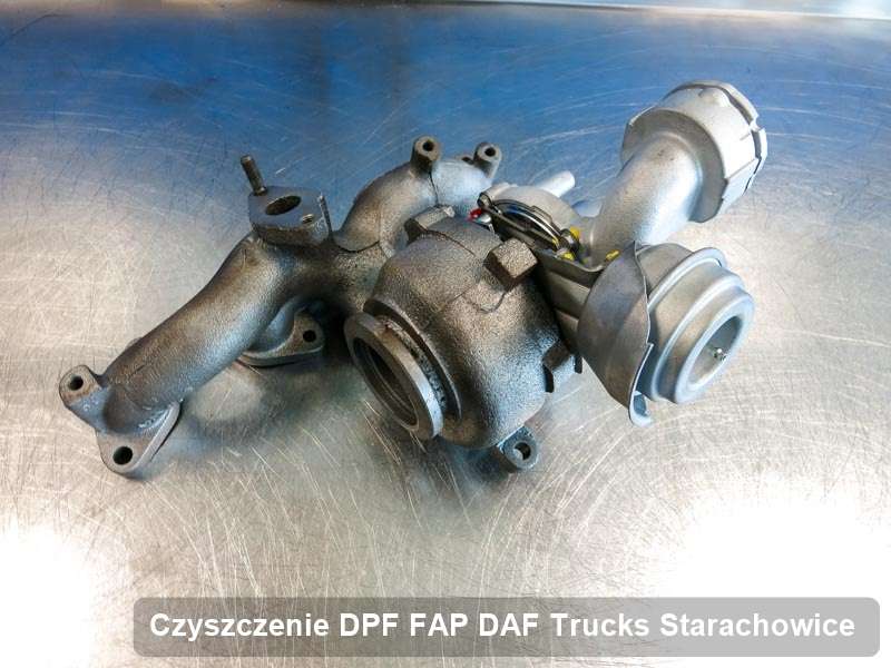 Filtr cząstek stałych DPF I FAP do samochodu marki DAF Trucks w Starachowicach wyremontowany na specjalnej maszynie, gotowy do instalacji