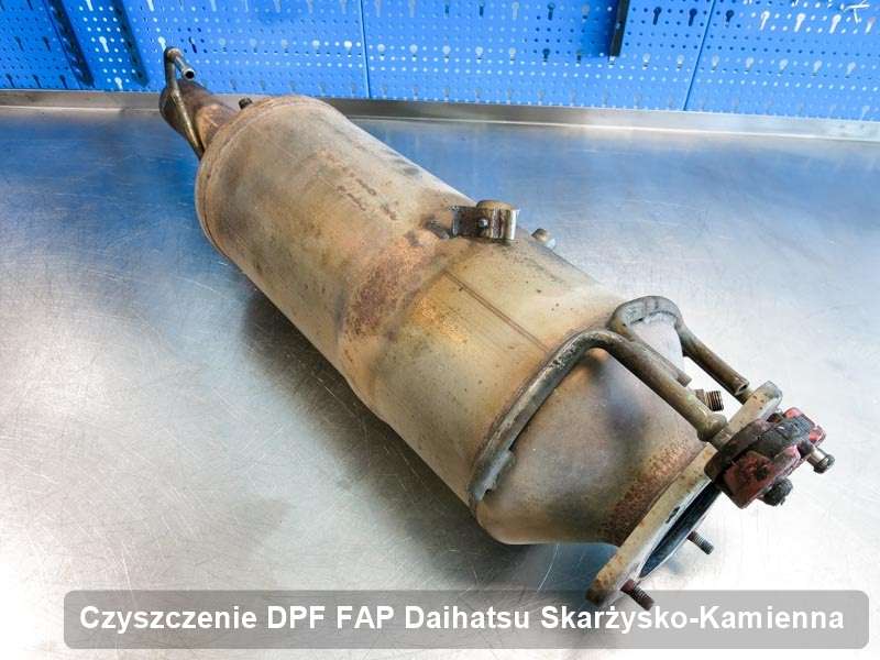 Filtr cząstek stałych DPF I FAP do samochodu marki Daihatsu w Skarżysku-Kamiennej oczyszczony w specjalistycznym urządzeniu, gotowy do instalacji