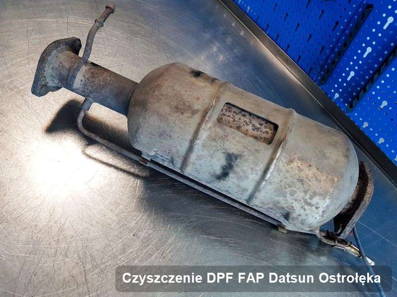 Filtr cząstek stałych FAP do samochodu marki Datsun w Ostrołęce zregenerowany na specjalnej maszynie, gotowy do instalacji
