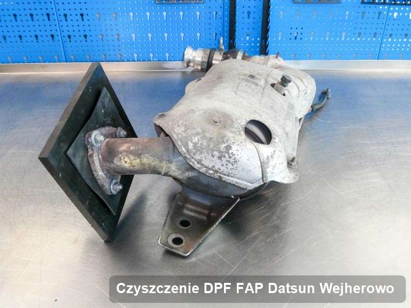 Filtr cząstek stałych DPF I FAP do samochodu marki Datsun w Wejherowie oczyszczony na specjalistycznej maszynie, gotowy do wysyłki