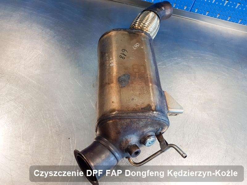 Filtr DPF układu redukcji emisji spalin do samochodu marki Dongfeng w Kędzierzynie-Koźlu wyremontowany na odpowiedniej maszynie, gotowy do instalacji