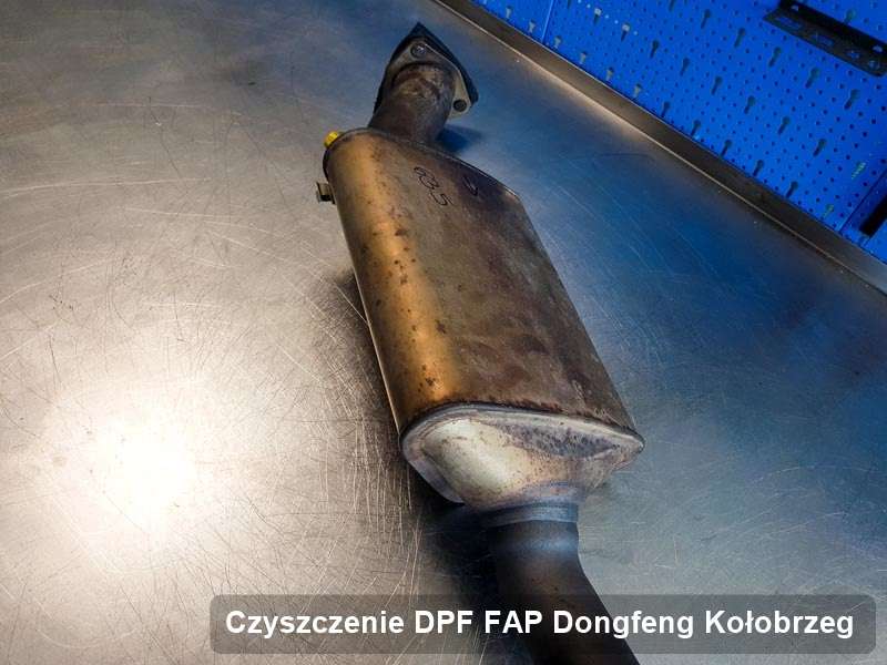 Filtr cząstek stałych DPF do samochodu marki Dongfeng w Kołobrzegu wyremontowany w specjalistycznym urządzeniu, gotowy do wysyłki