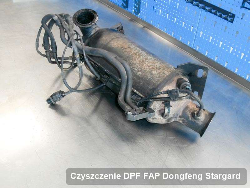 Filtr cząstek stałych do samochodu marki Dongfeng w Stargardzie naprawiony na specjalistycznej maszynie, gotowy do wysyłki