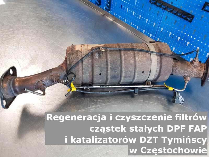 Oczyszczony katalizator marki DZT Tymińscy, w specjalistycznej pracowni, w Częstochowie.