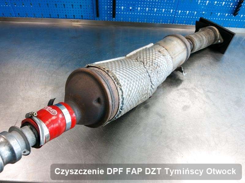Filtr DPF i FAP do samochodu marki DZT Tymińscy w Otwocku wypalony w dedykowanym urządzeniu, gotowy spakowania
