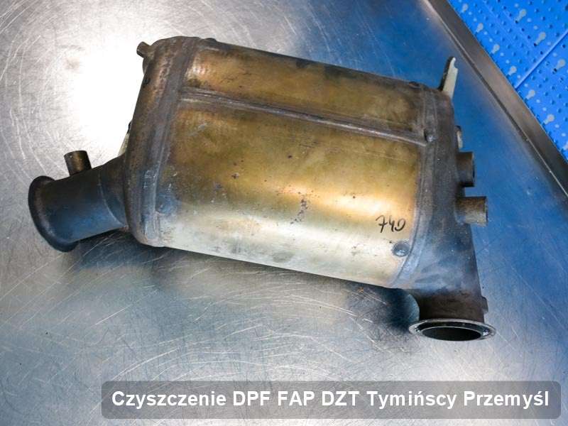 Filtr cząstek stałych DPF I FAP do samochodu marki DZT Tymińscy w Przemyślu oczyszczony na specjalnej maszynie, gotowy do zamontowania