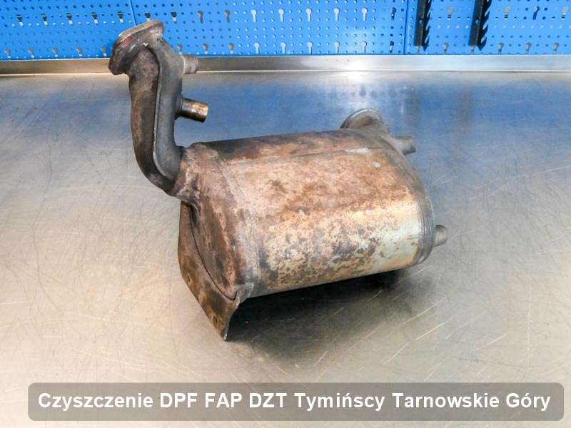 Filtr cząstek stałych DPF do samochodu marki DZT Tymińscy w Tarnowskich Górach oczyszczony na dedykowanej maszynie, gotowy do wysyłki