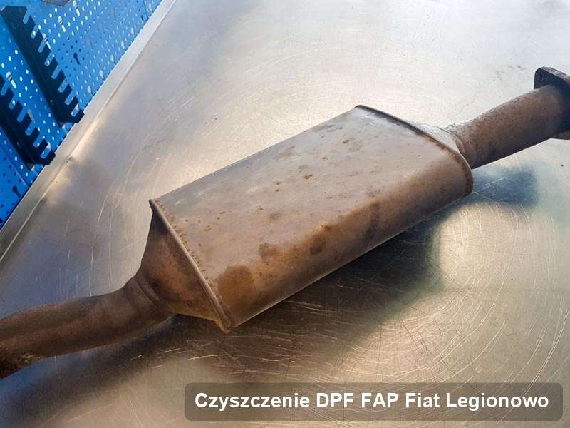 Filtr FAP do samochodu marki Fiat w Legionowie zregenerowany w specjalnym urządzeniu, gotowy do montażu