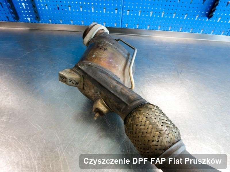 Filtr cząstek stałych DPF I FAP do samochodu marki Fiat w Pruszkowie zregenerowany w specjalnym urządzeniu, gotowy do zamontowania