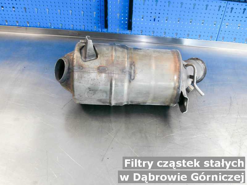 Filtr cząstek stałych przygotowany w warsztacie samochodowym w Dąbrowie Górniczej.