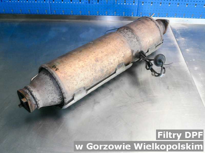 Filtr DPF po naprawie w warsztatowym laboratorium w Gorzowie Wielkopolskim.