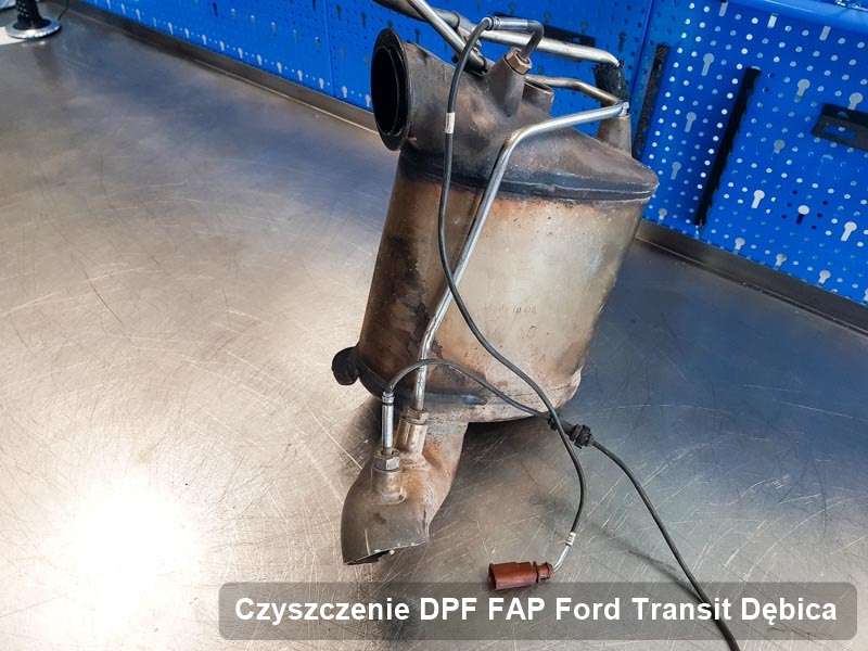 Filtr cząstek stałych DPF I FAP do samochodu marki Ford Transit w Dębicy wypalony na dedykowanej maszynie, gotowy do wysyłki