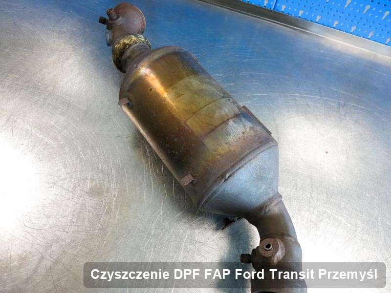 Filtr DPF i FAP do samochodu marki Ford Transit w Przemyślu dopalony w specjalnym urządzeniu, gotowy do montażu