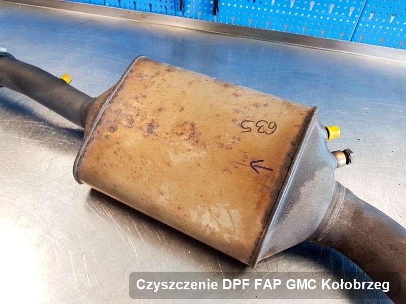 Filtr cząstek stałych DPF do samochodu marki GMC w Kołobrzegu zregenerowany w dedykowanym urządzeniu, gotowy do instalacji