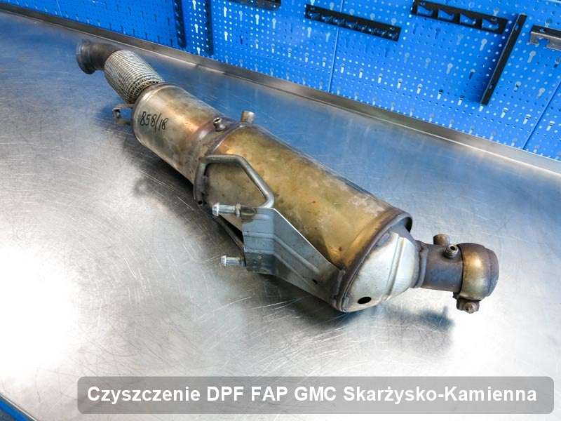 Filtr DPF i FAP do samochodu marki GMC w Skarżysku-Kamiennej wyremontowany na odpowiedniej maszynie, gotowy spakowania