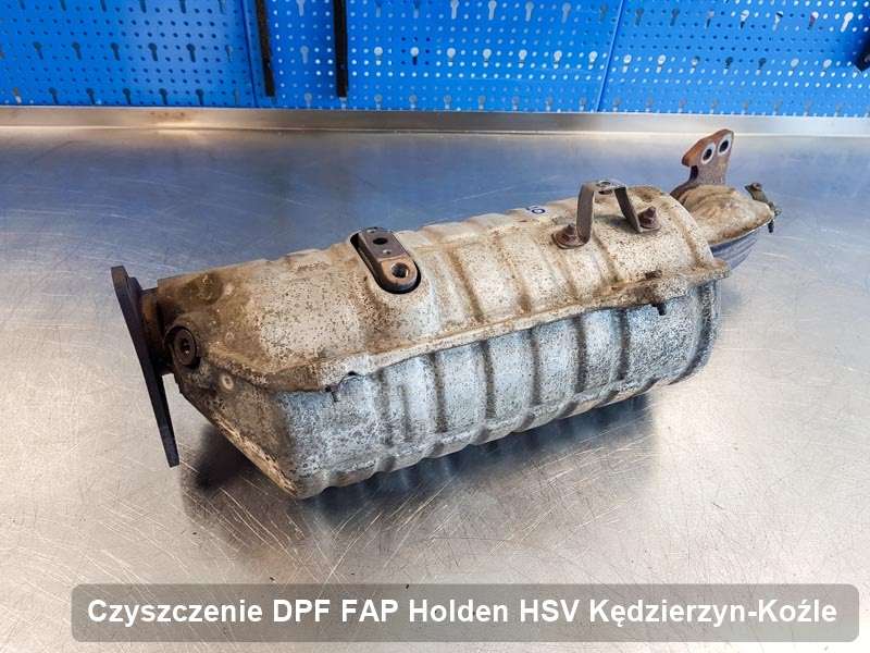 Filtr DPF i FAP do samochodu marki Holden (HSV) w Kędzierzynie-Koźlu wypalony na specjalistycznej maszynie, gotowy do wysyłki