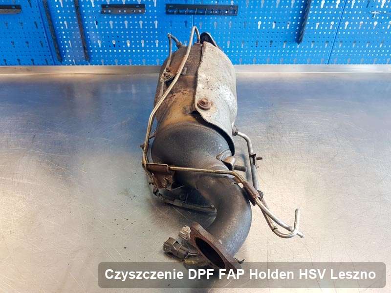 Filtr FAP do samochodu marki Holden (HSV) w Lesznie wypalony na odpowiedniej maszynie, gotowy do instalacji