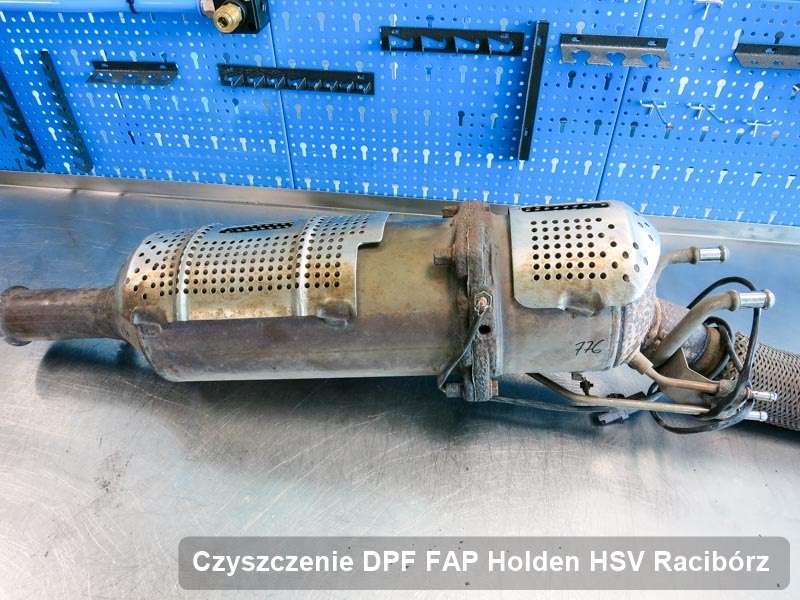 Filtr DPF układu redukcji emisji spalin do samochodu marki Holden (HSV) w Raciborzu oczyszczony w dedykowanym urządzeniu, gotowy do instalacji