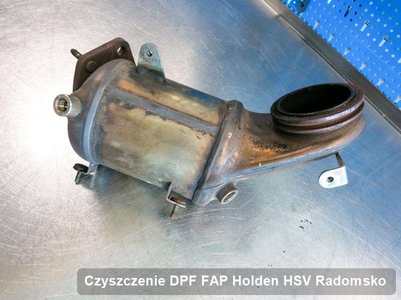 Filtr cząstek stałych FAP do samochodu marki Holden (HSV) w Radomsku dopalony w specjalistycznym urządzeniu, gotowy do instalacji