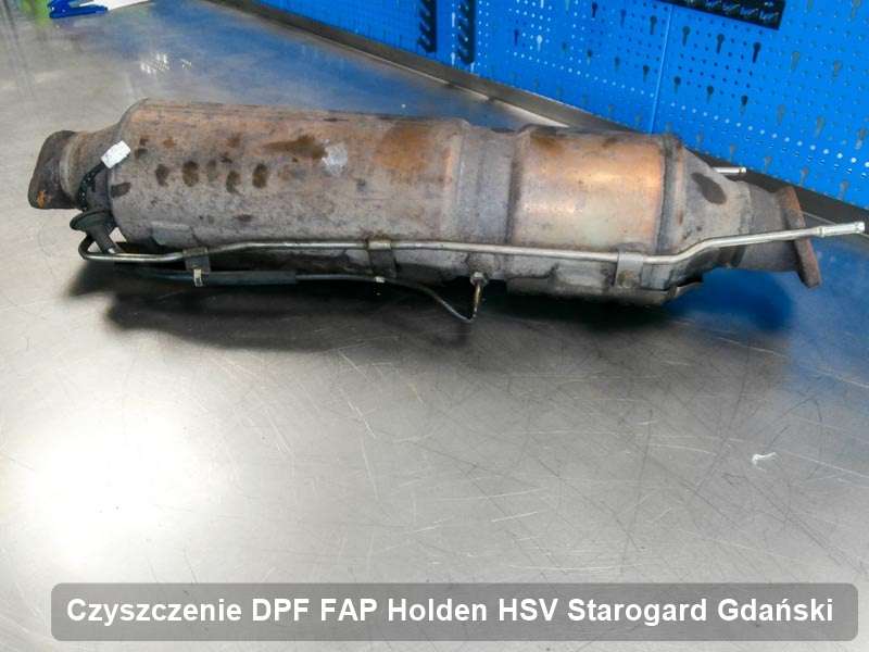 Filtr cząstek stałych FAP do samochodu marki Holden (HSV) w Starogardzie Gdańskim oczyszczony w specjalistycznym urządzeniu, gotowy do wysyłki
