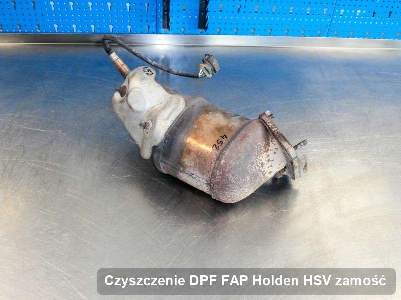 Filtr cząstek stałych FAP do samochodu marki Holden (HSV) w Zamościu oczyszczony w dedykowanym urządzeniu, gotowy do zamontowania