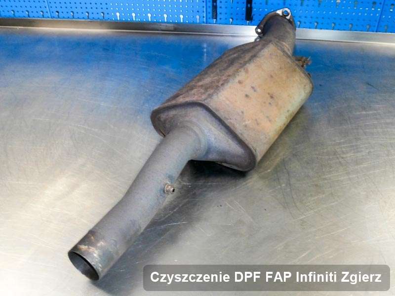 Filtr cząstek stałych DPF I FAP do samochodu marki Infiniti w Zgierzu wypalony w dedykowanym urządzeniu, gotowy spakowania