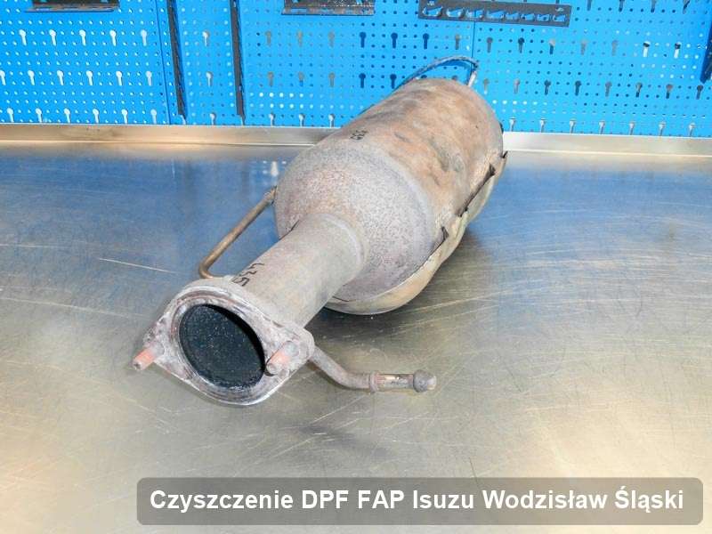 Filtr cząstek stałych FAP do samochodu marki Isuzu w Wodzisławiu Śląskim dopalony w specjalnym urządzeniu, gotowy do zamontowania