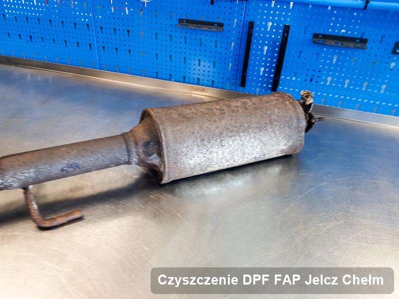 Filtr cząstek stałych DPF I FAP do samochodu marki Jelcz w Chełmie dopalony na specjalistycznej maszynie, gotowy spakowania
