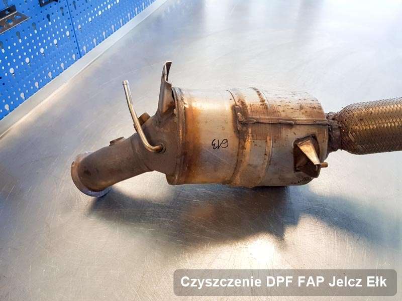 Filtr DPF i FAP do samochodu marki Jelcz w Ełku wyczyszczony na odpowiedniej maszynie, gotowy do instalacji