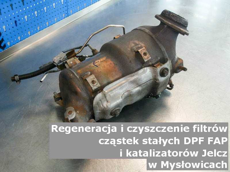 Myty katalizator utleniający marki Jelcz, w laboratorium, w Mysłowicach.