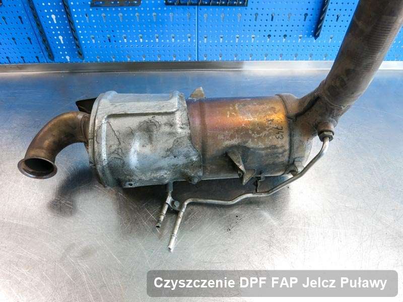 Filtr cząstek stałych FAP do samochodu marki Jelcz w Puławach dopalony na specjalnej maszynie, gotowy do zamontowania