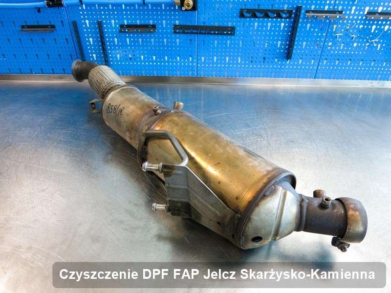 Filtr DPF i FAP do samochodu marki Jelcz w Skarżysku-Kamiennej dopalony na specjalistycznej maszynie, gotowy do montażu