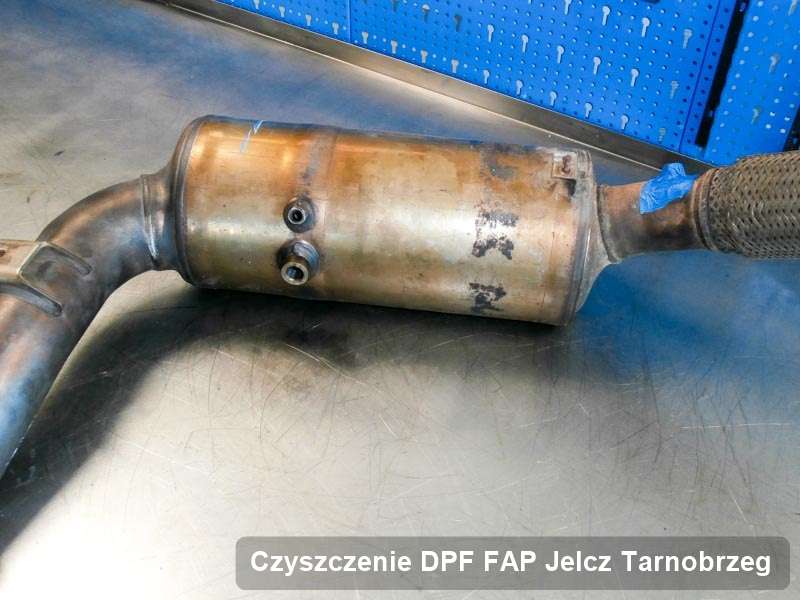 Filtr DPF układu redukcji emisji spalin do samochodu marki Jelcz w Tarnobrzegu wyremontowany na odpowiedniej maszynie, gotowy do zamontowania